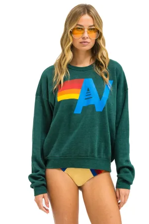 Sweatshirt Logo Crew Swrxlo Wald