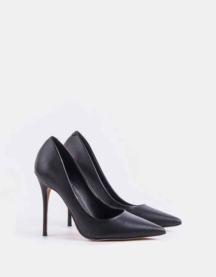 Teeva Leder in Schwarz