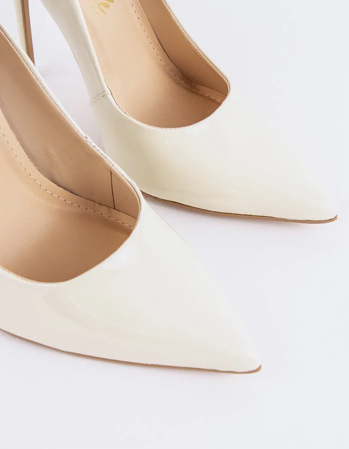 Teeva Off White Patent