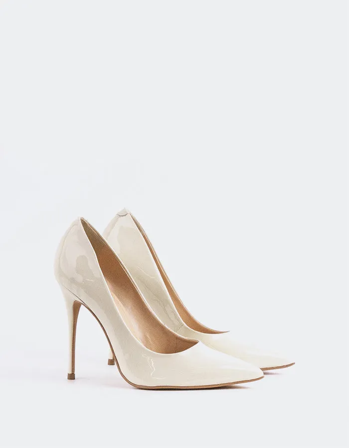 Teeva Off White Patent