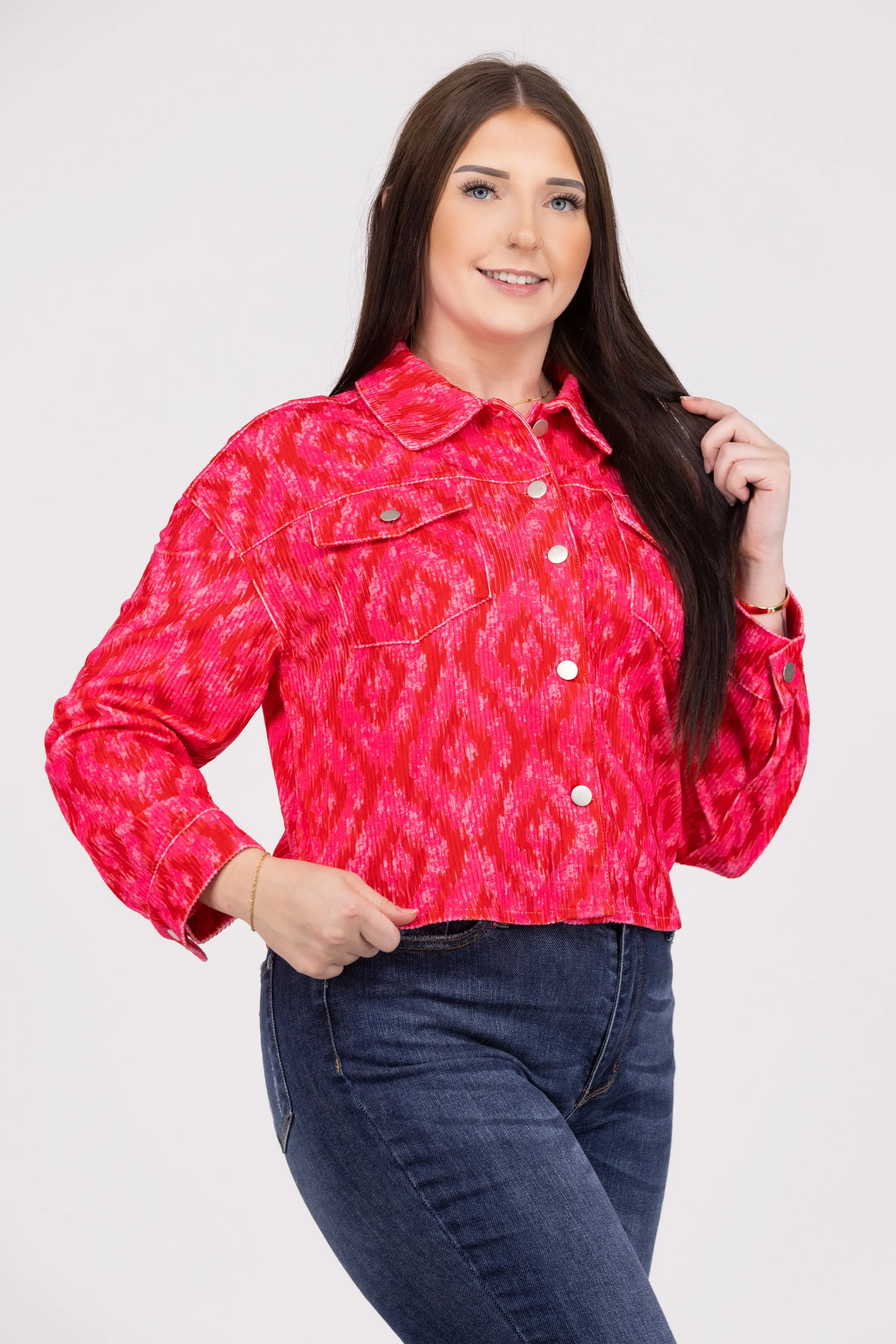 Tell Me About It Damen Cordjacke *Endgültiger Verkauf*