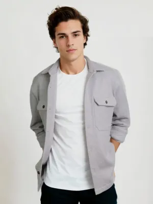 The James 100% Recycelte Overshirt | Grau