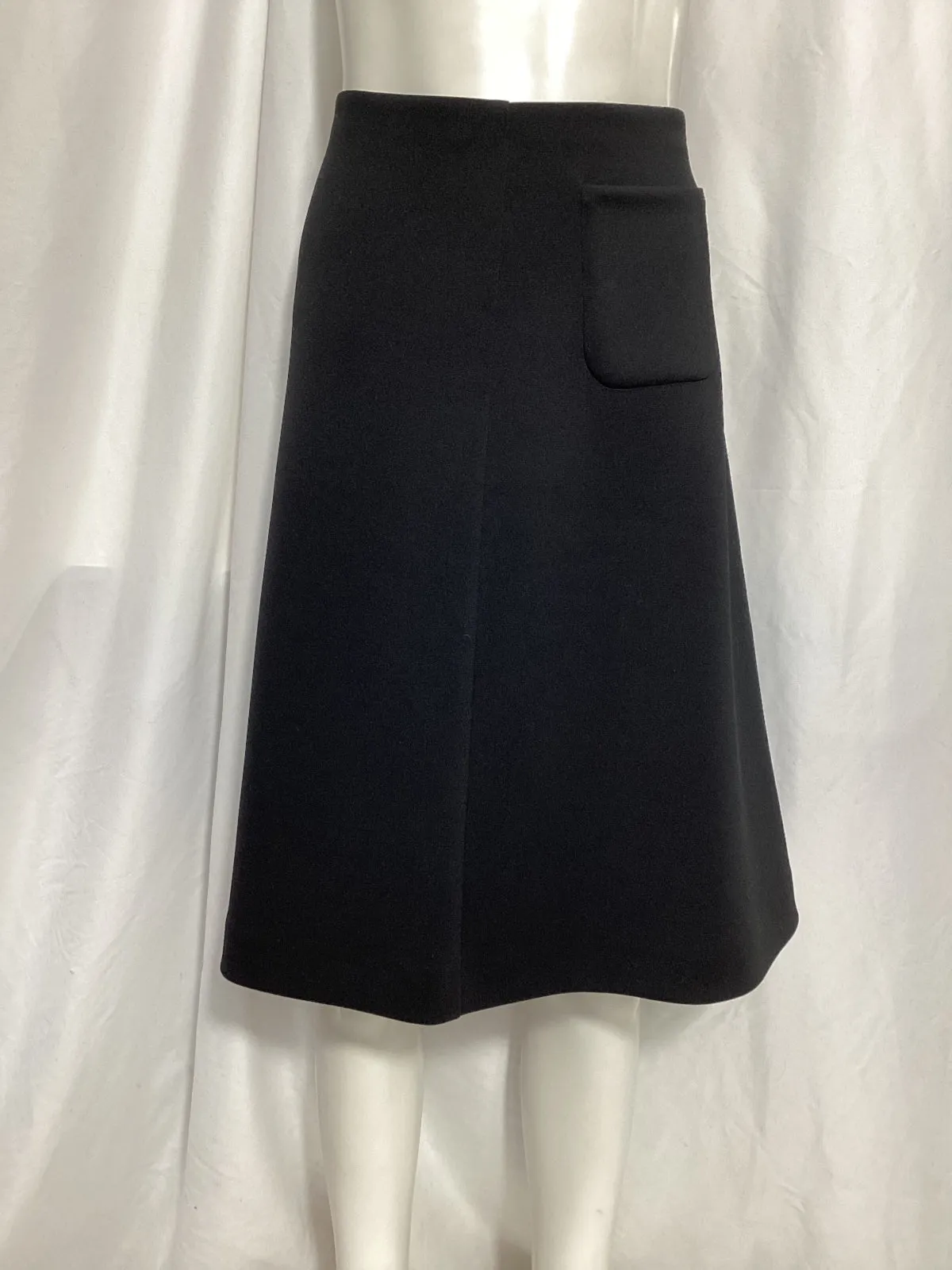 The Row Gotzon Scuba Midirock in Schwarz aus Polyester