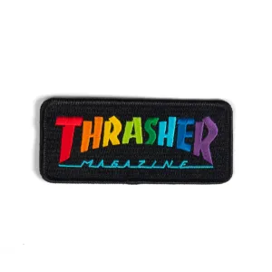 Thrasher - Regenbogen Mag Patch Thrasher Kleidung