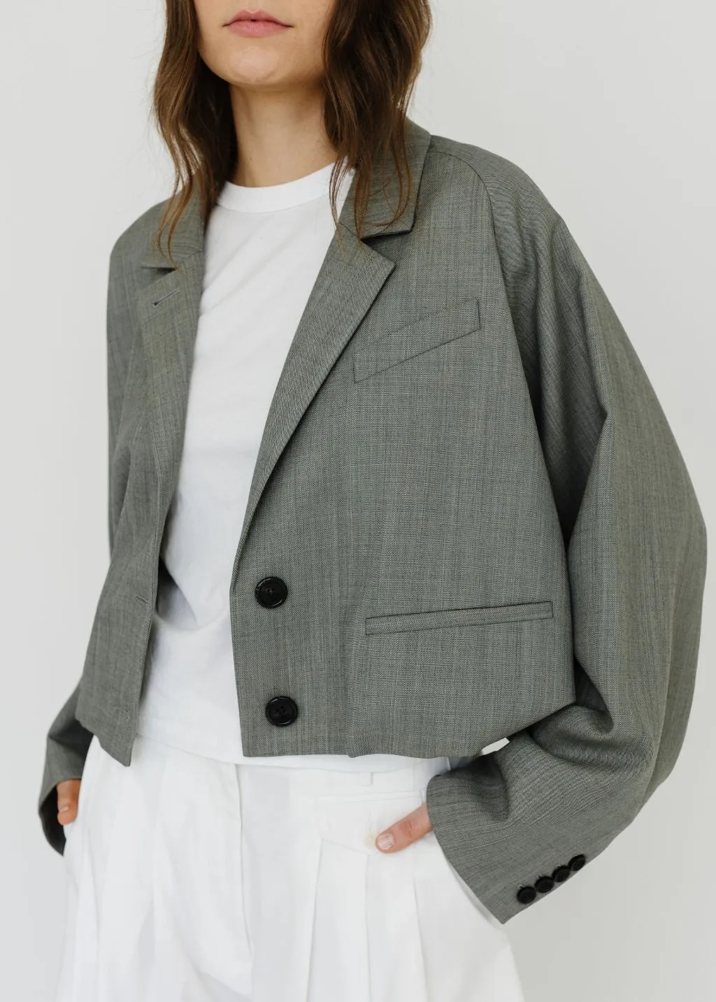 Tibi Ellis Anzug Raglan-Ärmel Blazer Kleidung_tibi