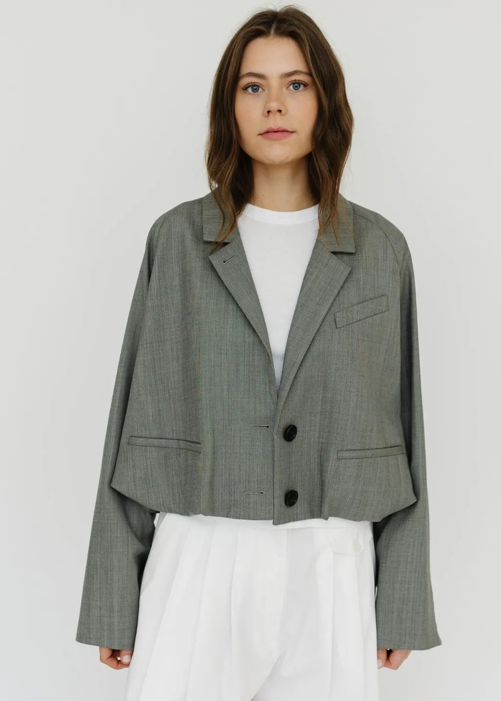 Tibi Ellis Anzug Raglan-Ärmel Blazer Kleidung_tibi