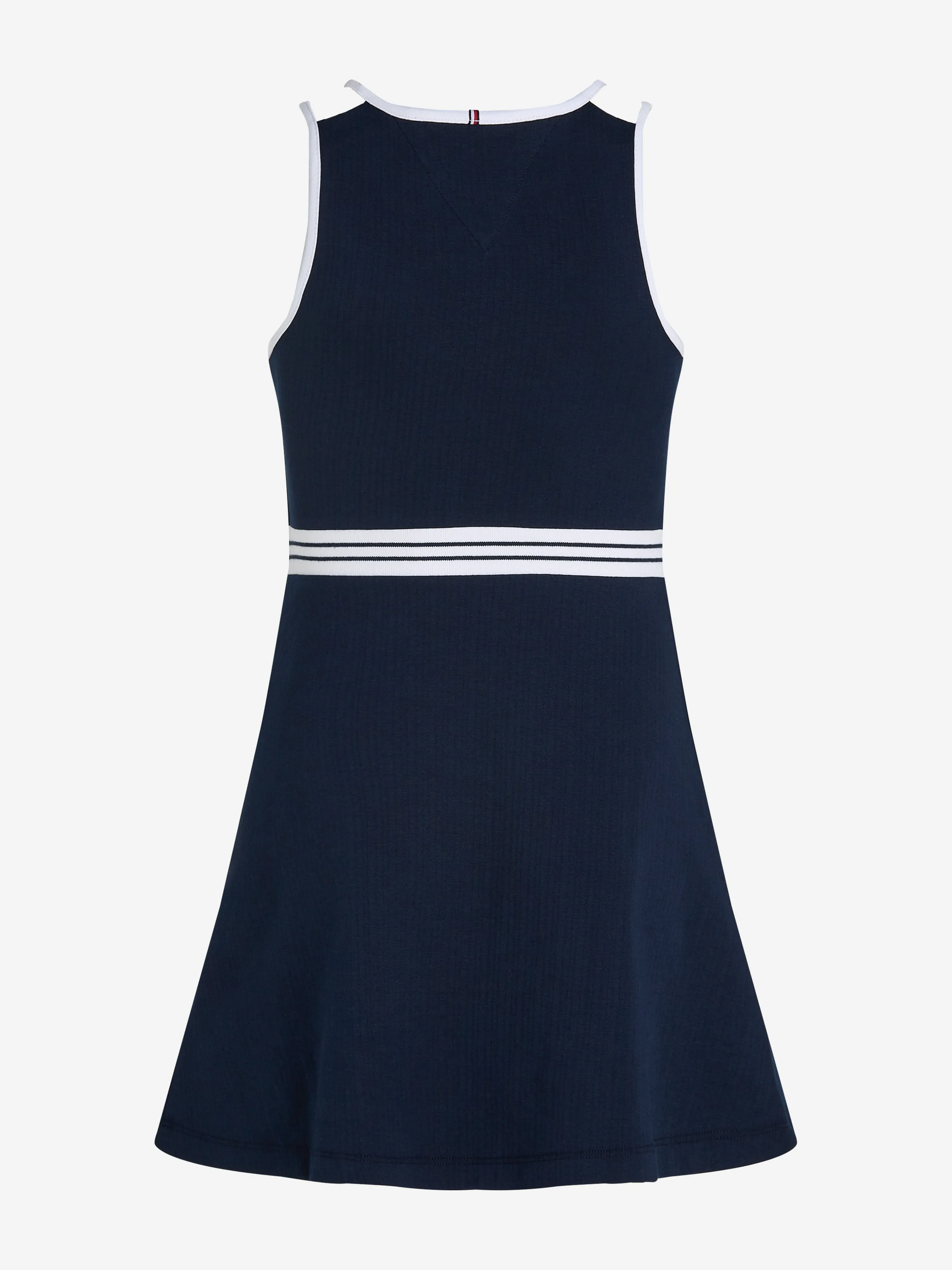 Tommy Hilfiger Mädchen Kontrastbesatz Skaterkleid in Marine