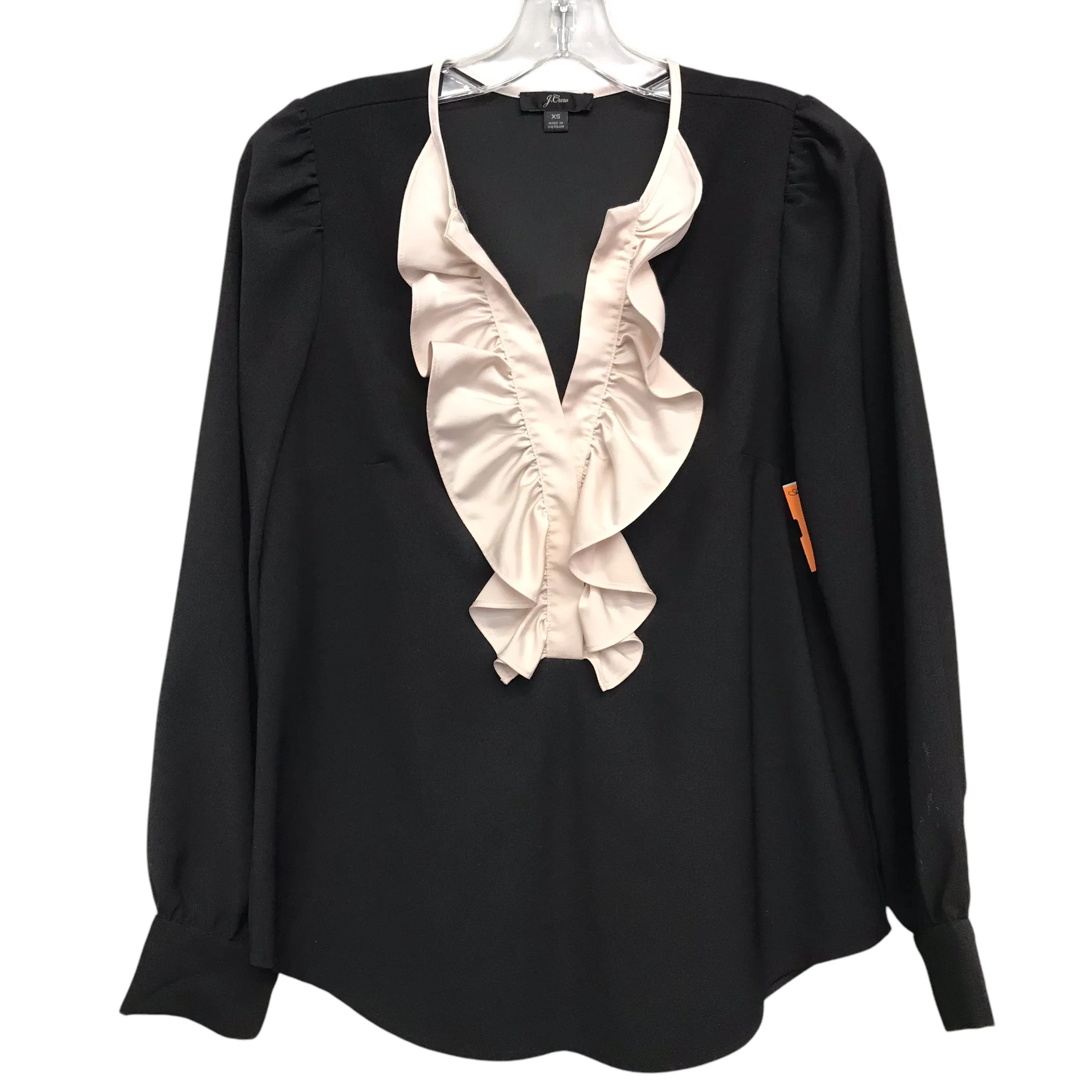 Top Ls von J. Crew in Schwarz & Creme, Größe: XS j crew