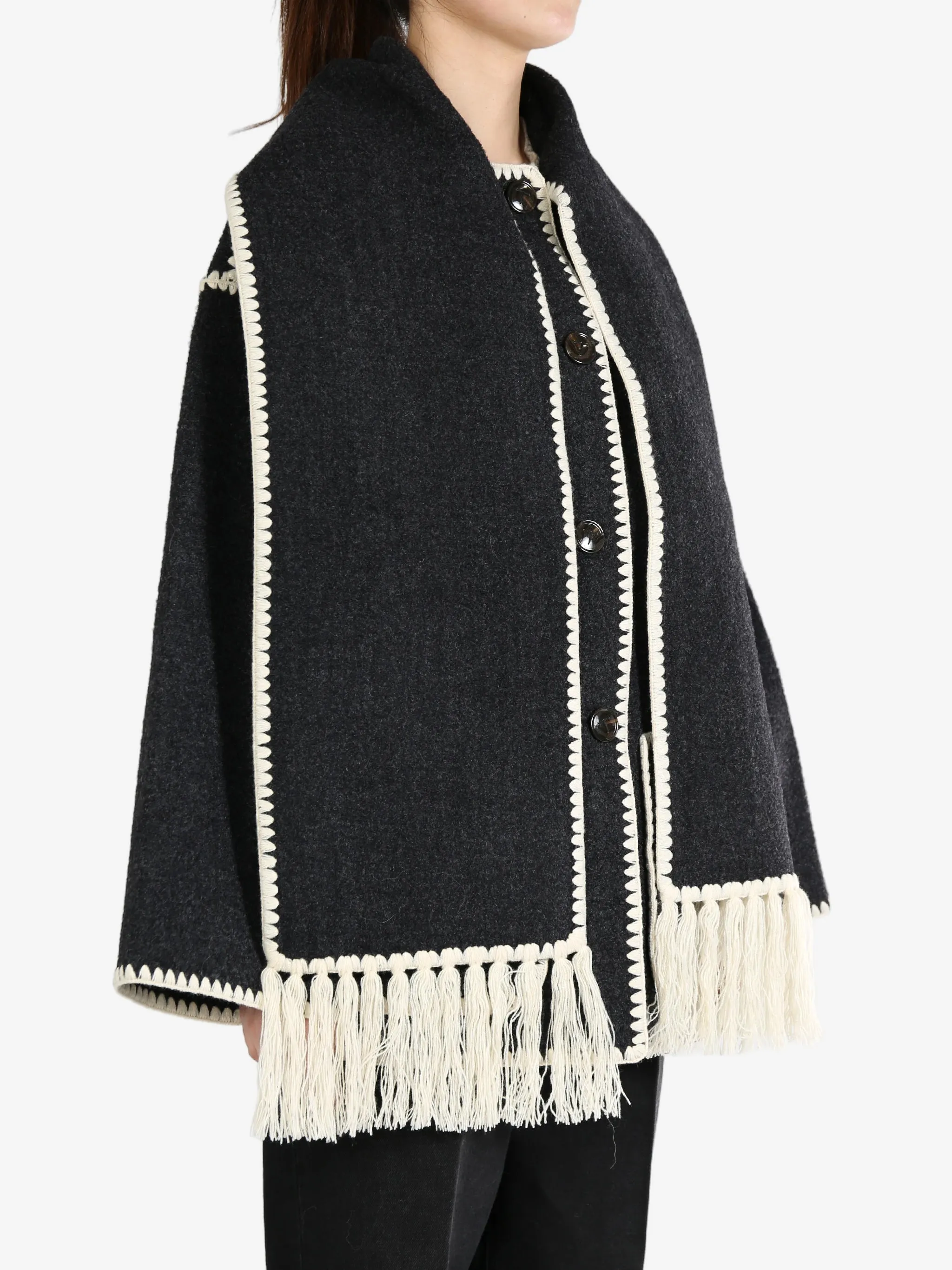 TOTEME - Bestickte Schaljacke für Damen Kleidung_toteme