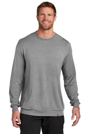 TravisMathew Herren Long Weekend Crewneck Sweatshirt - Heather Hellgrau