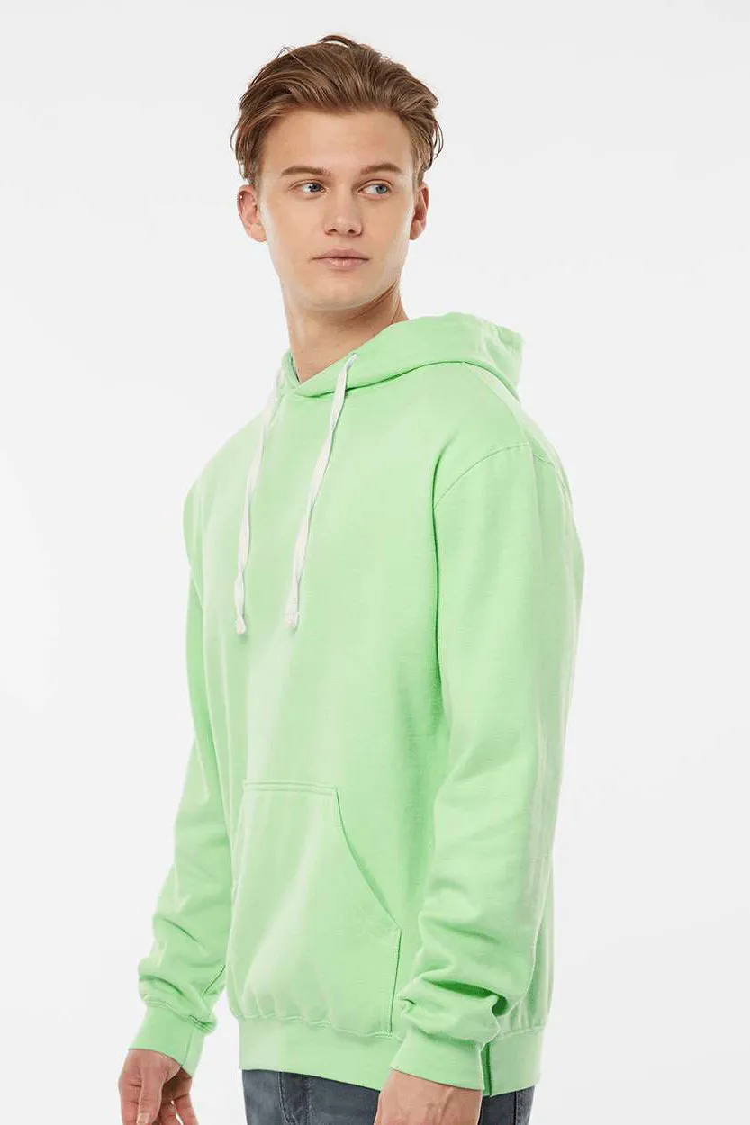 Tultex Herren Fleece Kapuzenpullover mit Kangaroo-Tasche - Neomintgrün