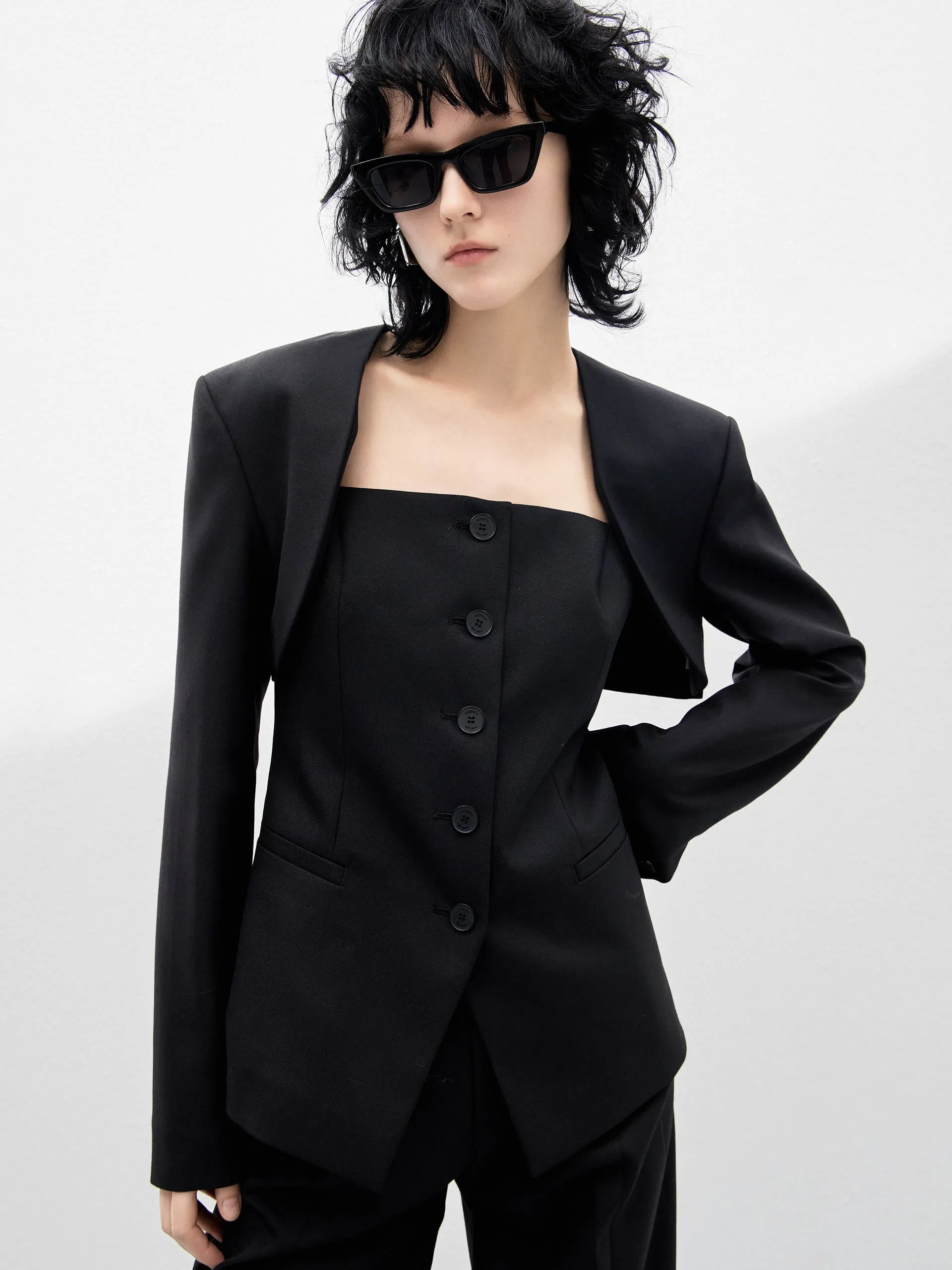 Zweiteiliger Slim Fit Blazer