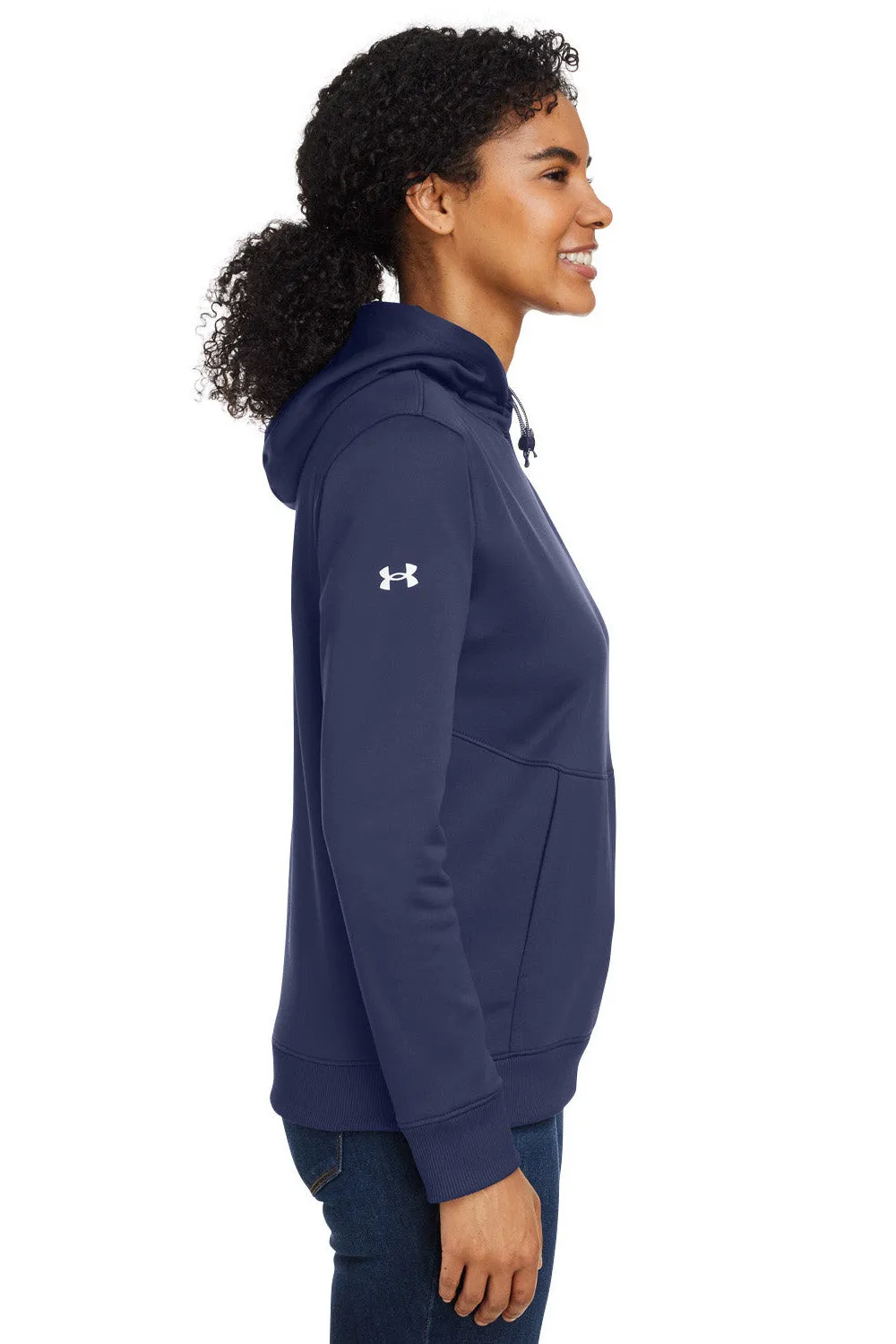 Under Armour Damen Storm Armourfleece wasserabweisende Kapuzenpullover Hoodie mit Kangaroo-Tasche - Mitternachtsmarineblau