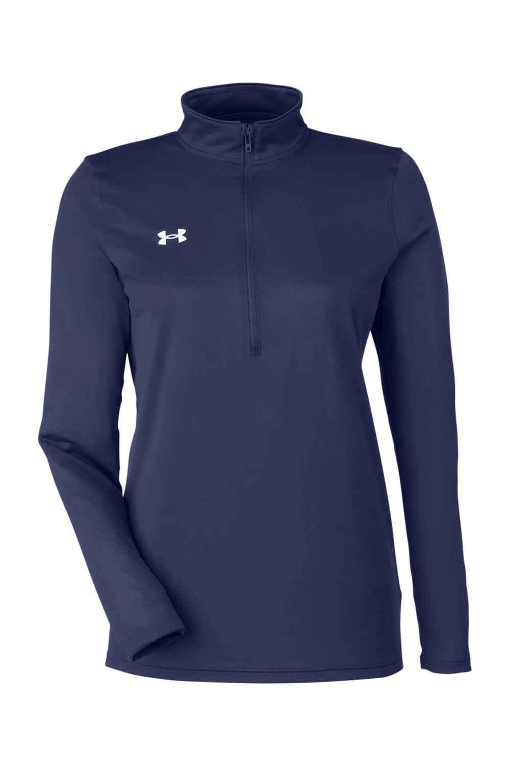 Under Armour Damen Team Tech Feuchtigkeitstransportierendes 1/4-Zip Sweatshirt - Mitternachtsmarineblau