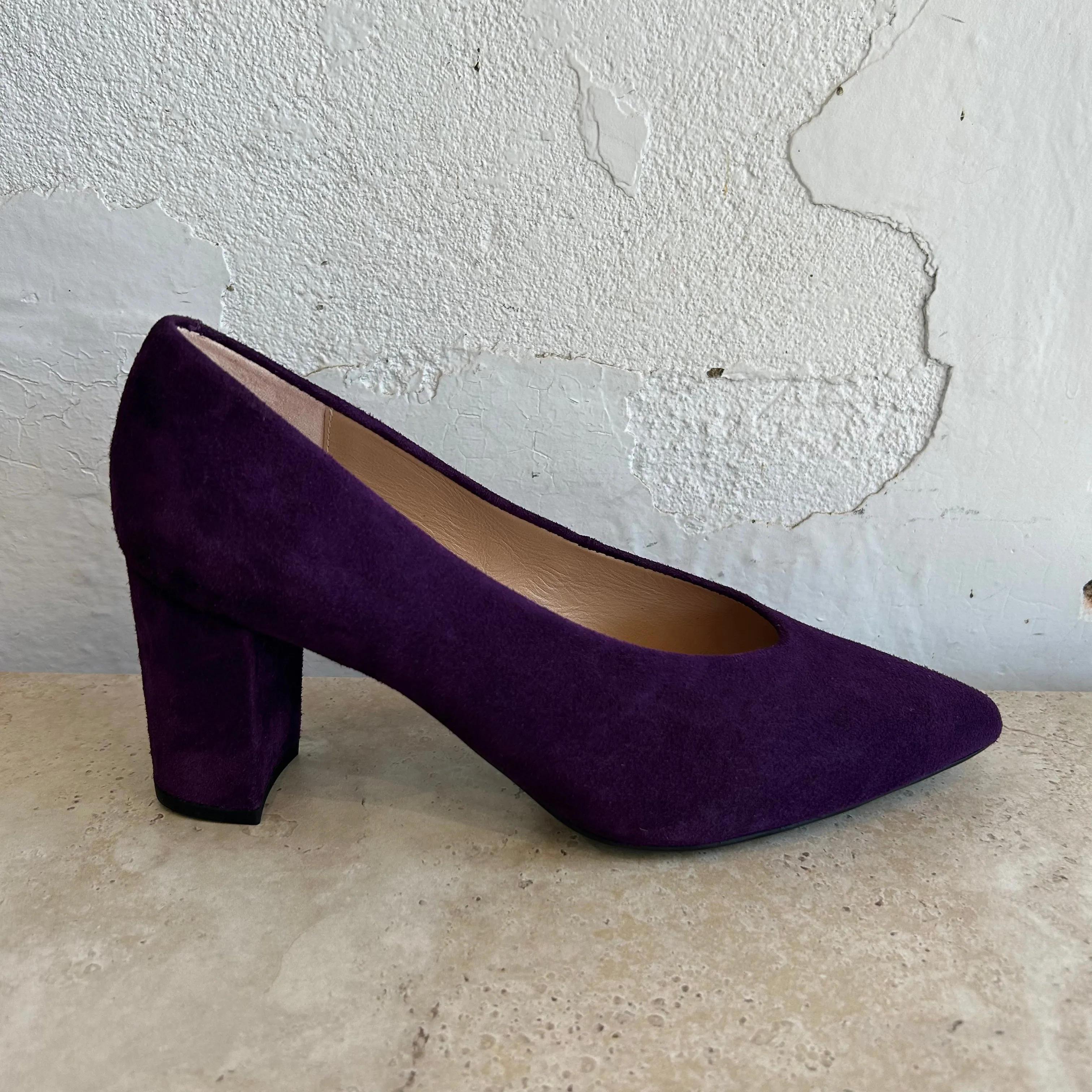 Unisa Kramp Wildleder Pflaume Schuhe_Unisa