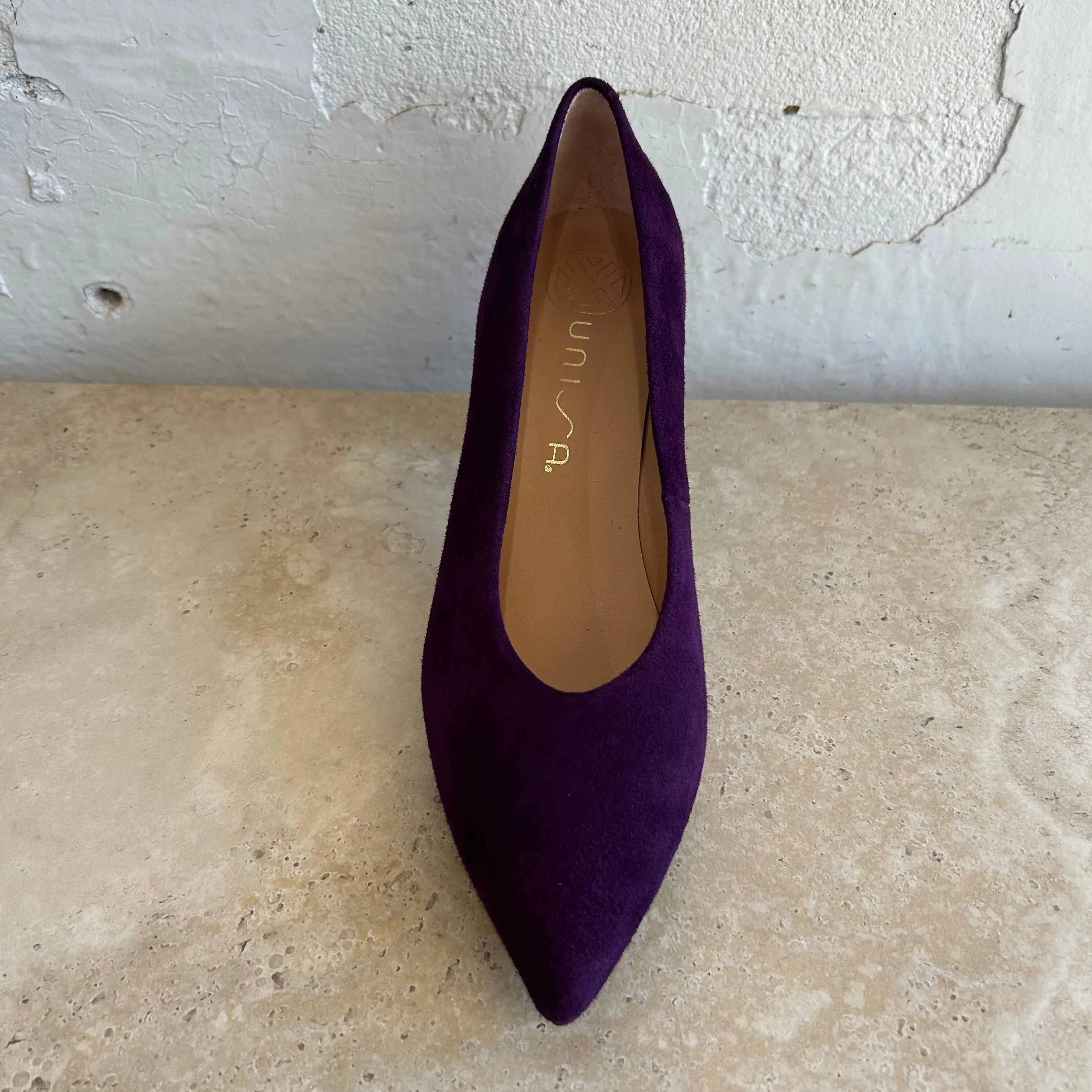 Unisa Kramp Wildleder Pflaume Schuhe_Unisa