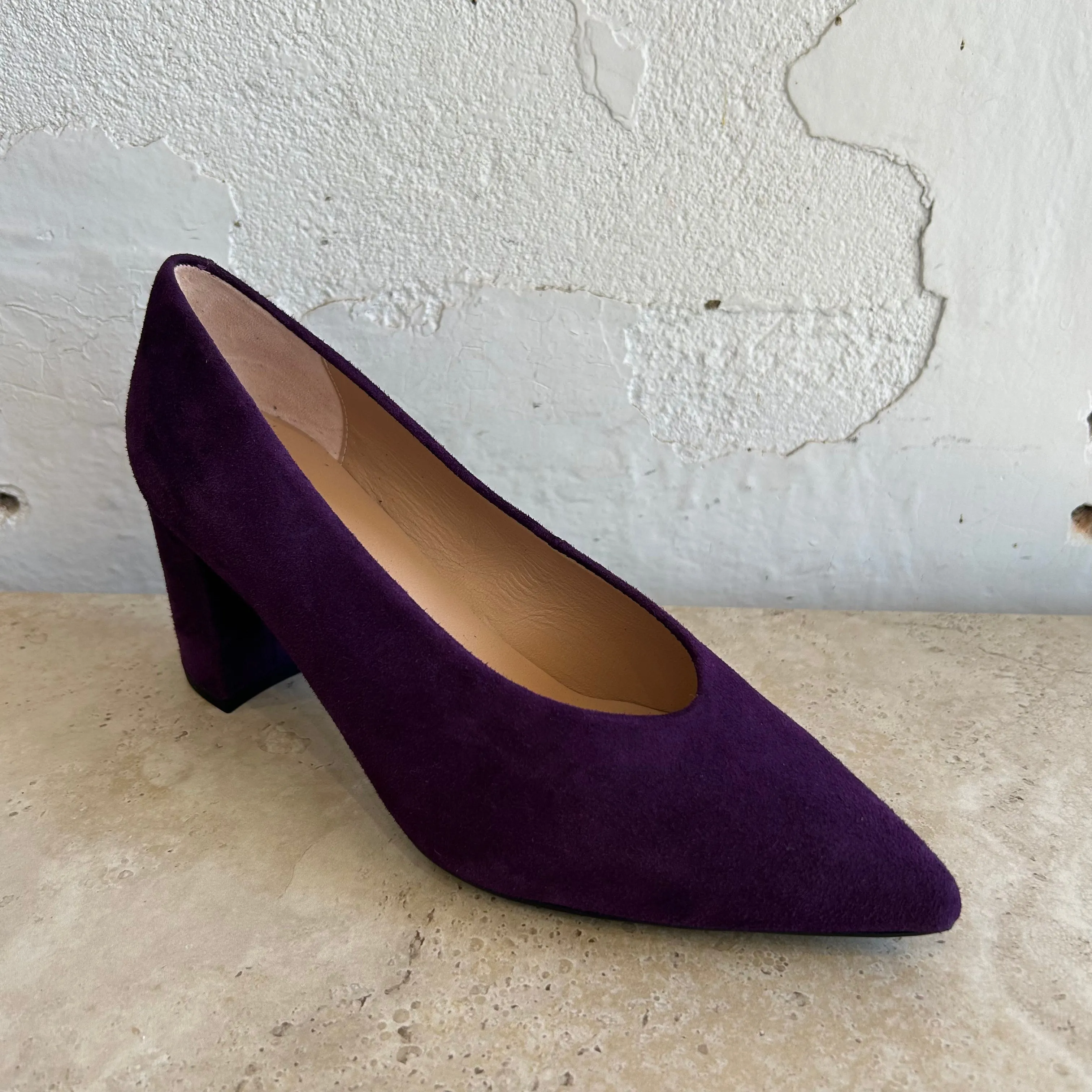 Unisa Kramp Wildleder Pflaume Schuhe_Unisa