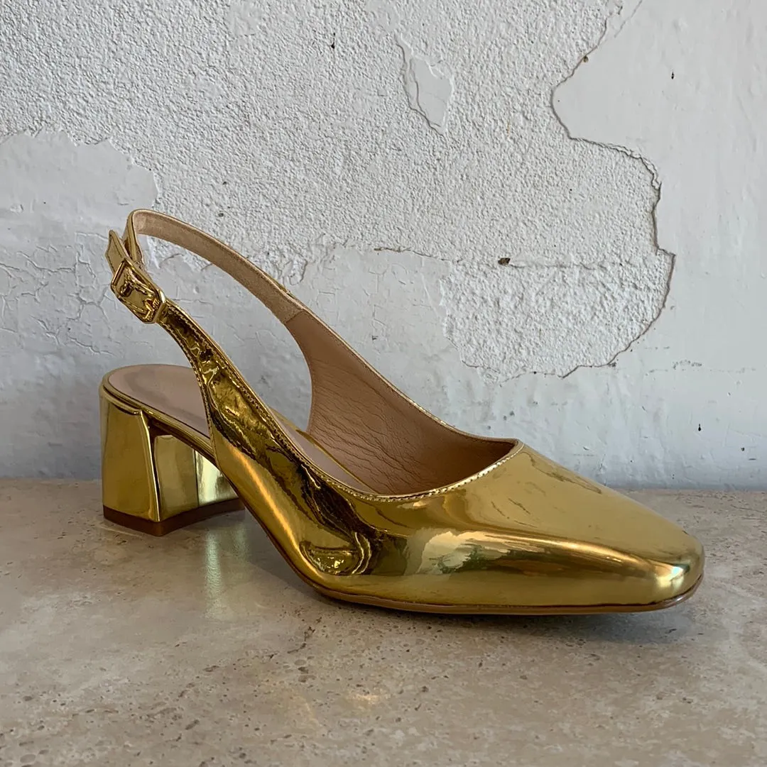 Unisa Lauri Gold Schuhe_Unisa