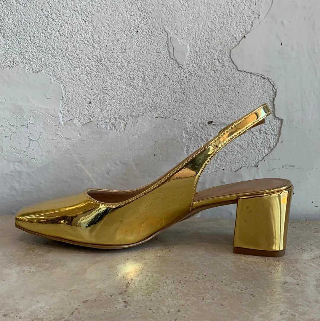 Unisa Lauri Gold Schuhe_Unisa