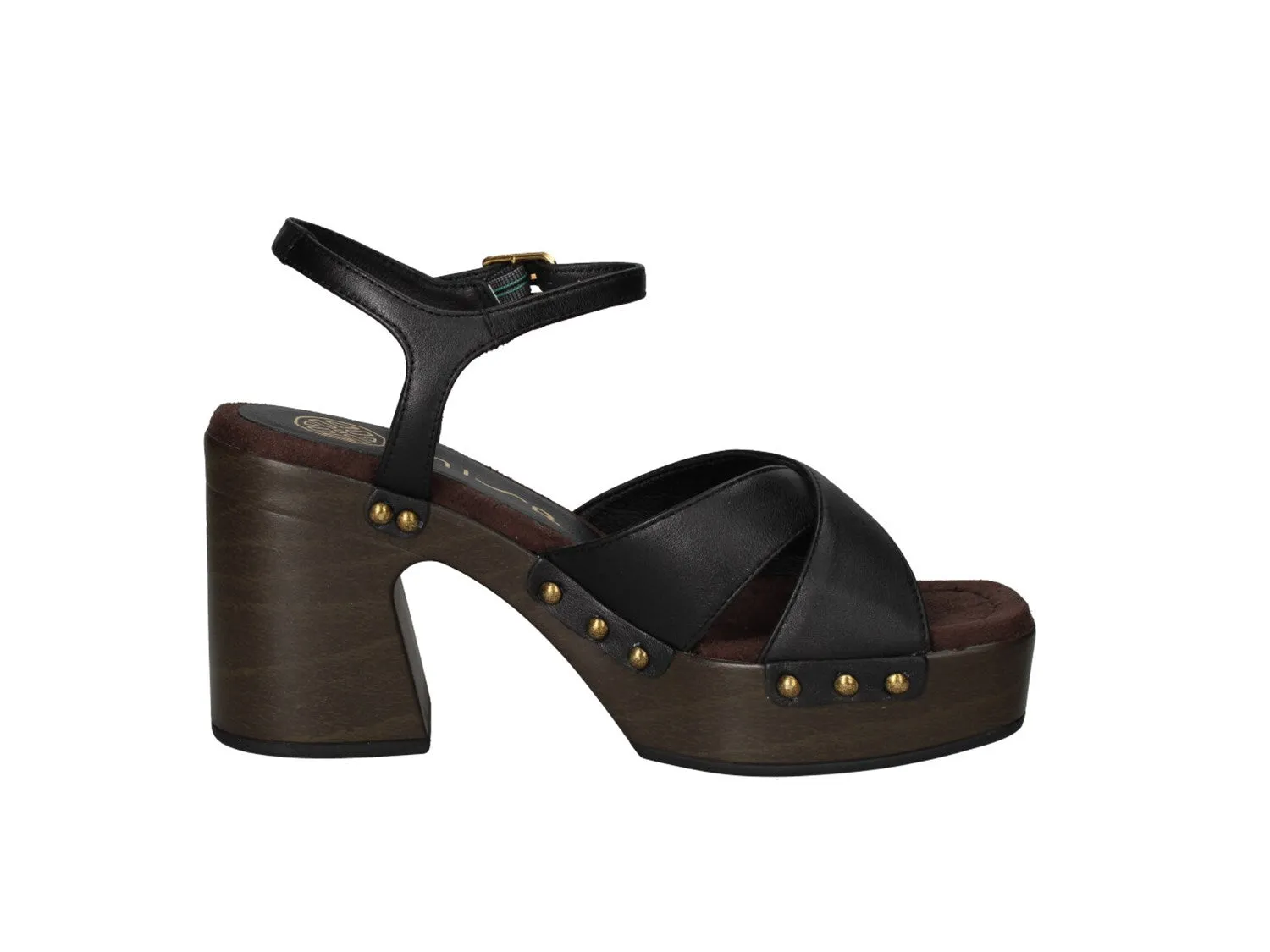 Unisa Osuna Schuhe aus schwarzem Leder_Unisa