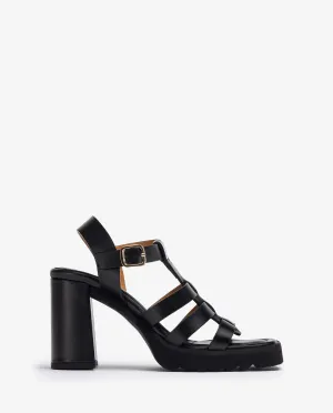 Unisa Saban Schwarz - LETZTES PAAR Größe 39 Schuhe_Unisa