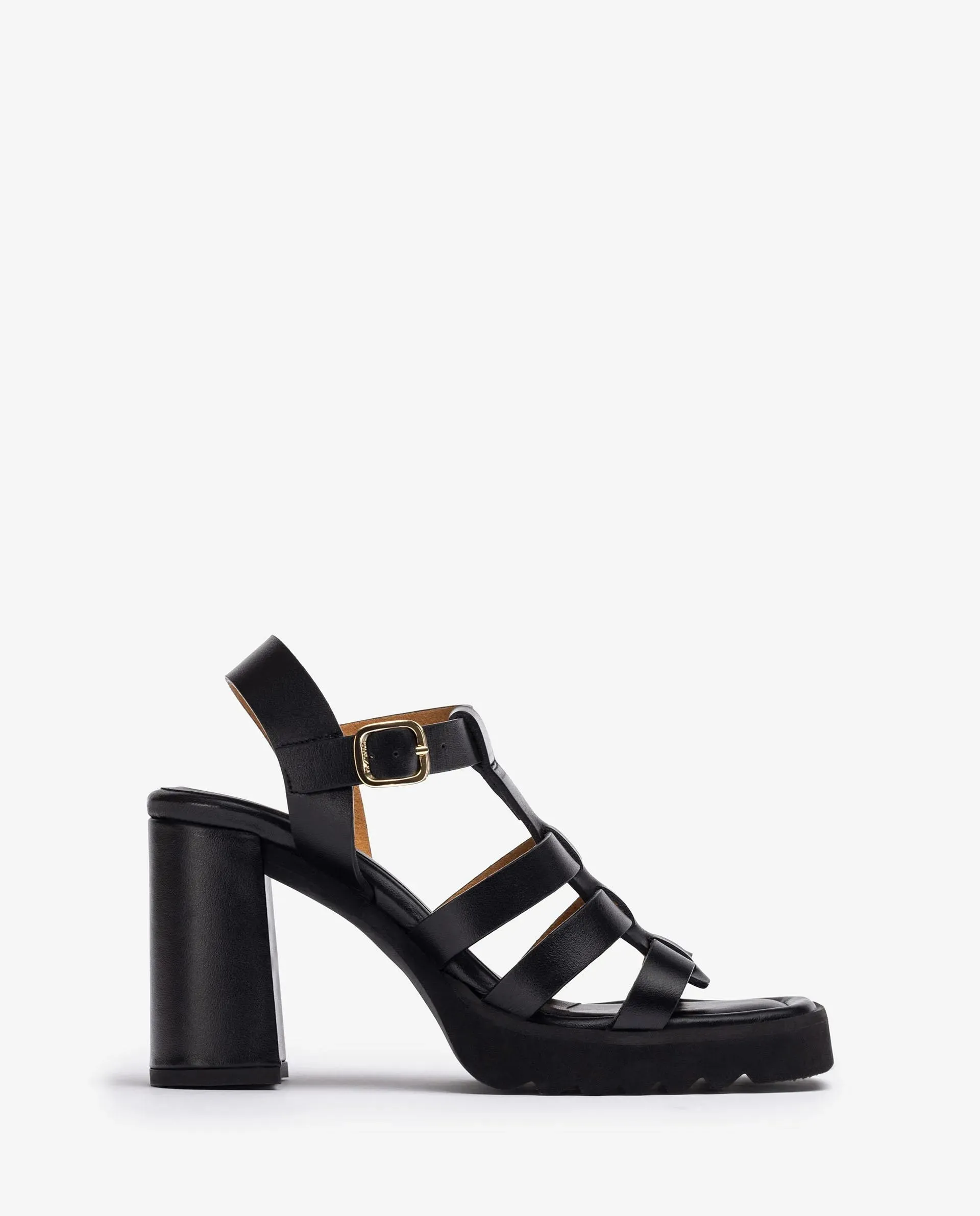 Unisa Saban Schwarz - LETZTES PAAR Größe 39 Schuhe_Unisa