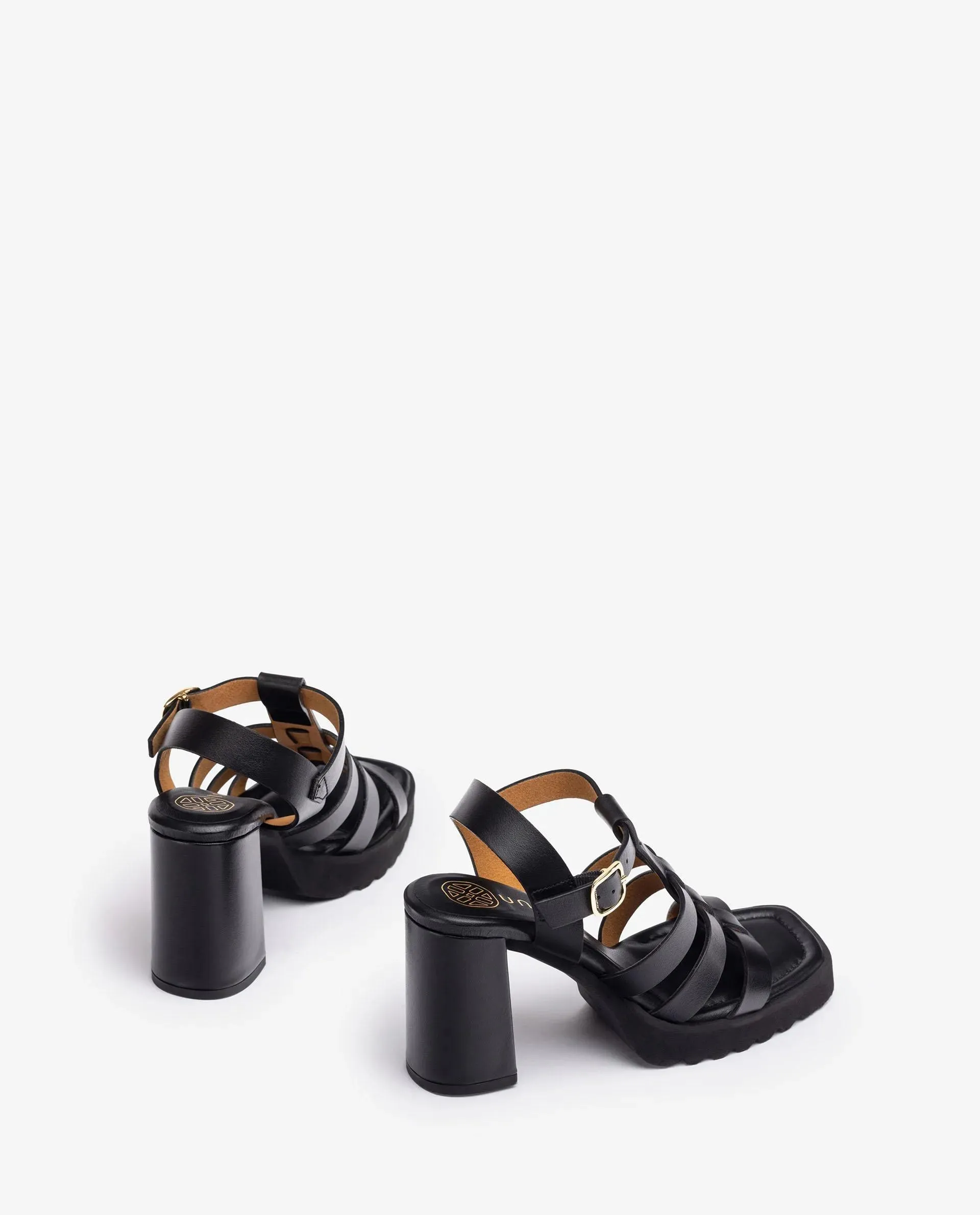 Unisa Saban Schwarz - LETZTES PAAR Größe 39 Schuhe_Unisa