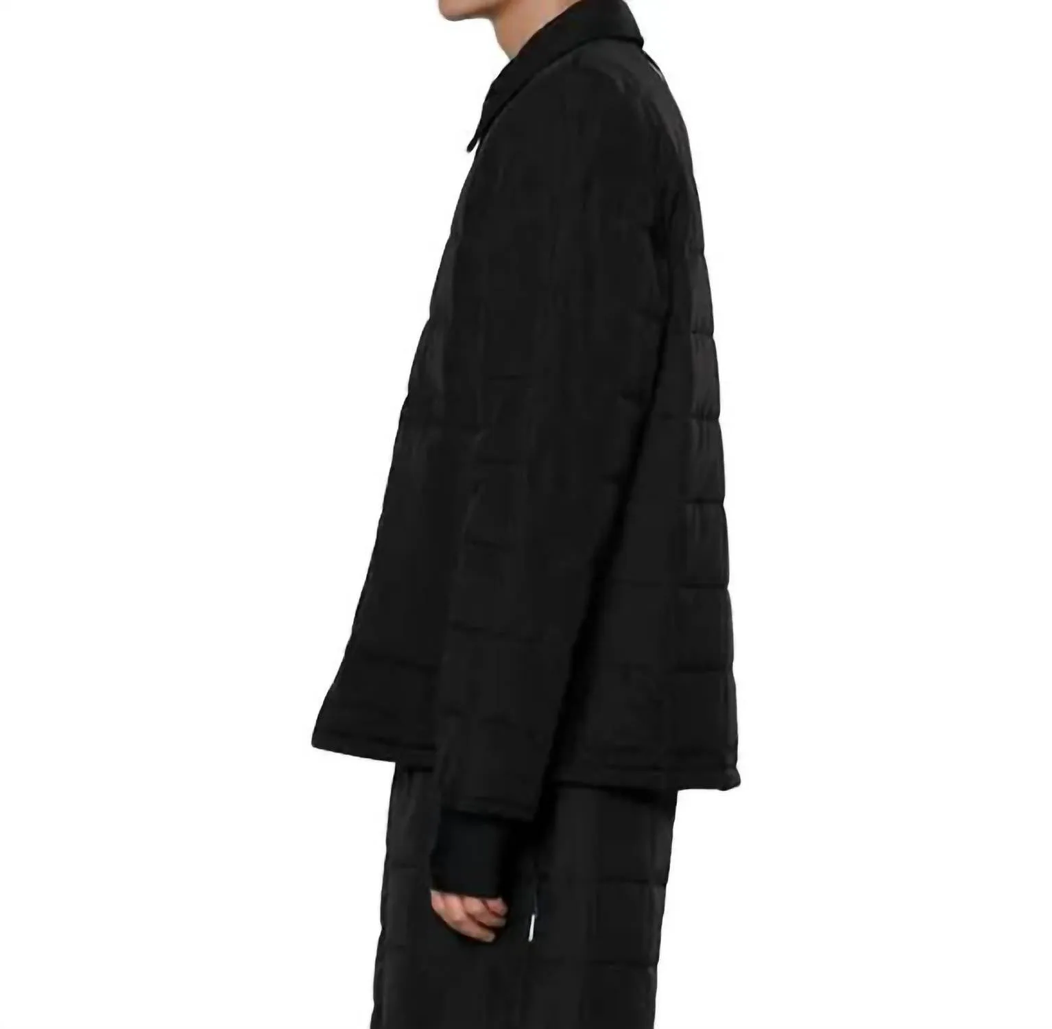 Unisex Futterhemd-Jacke in Schwarz