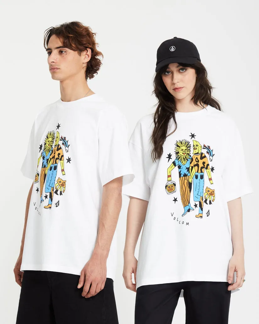 Volcom Unisex FA Bob Mollema 3 T-Shirt - Weiß