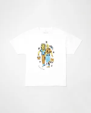 Volcom Unisex FA Bob Mollema 3 T-Shirt - Weiß