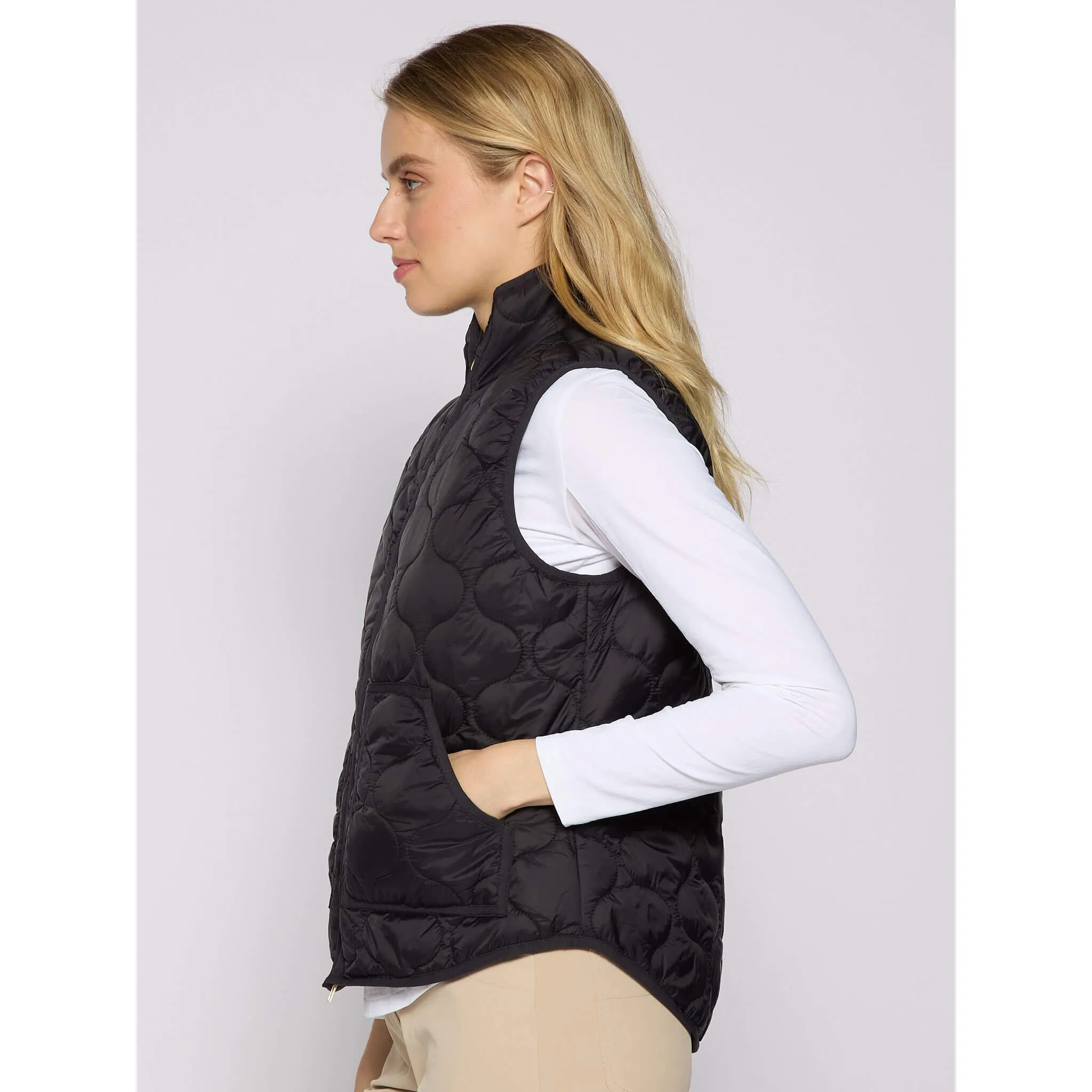Damen G-Lifestyle G Lifestyle Gepolsterte Weste - Schwarz