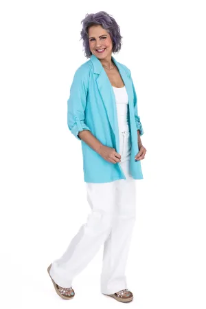 Damen Blazer mit lockerer Passform und offener Front
