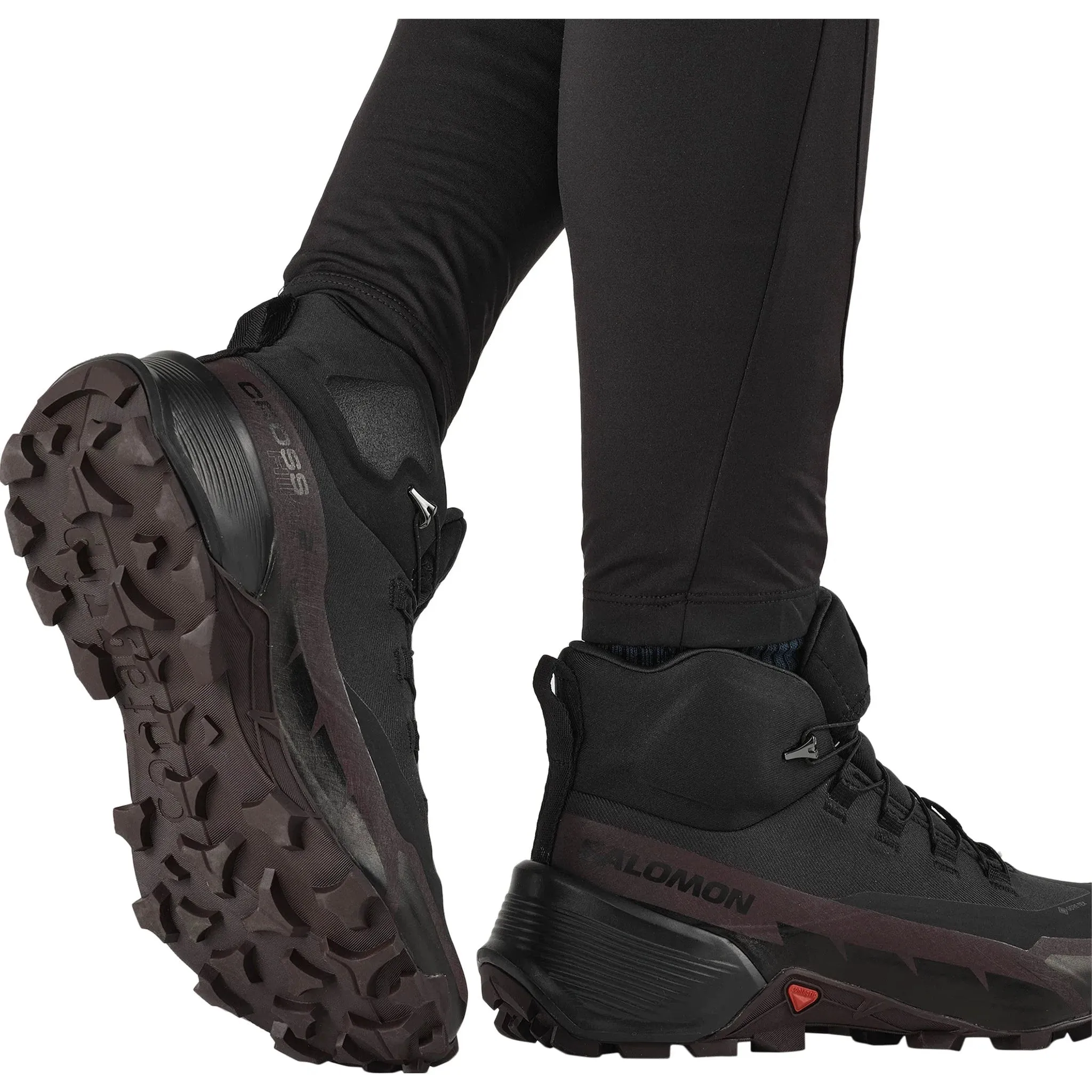 Damensalomon Cross Hike 2 Mid GORE-TEX Wanderstiefel Schwarz/Schokoladenpflaume