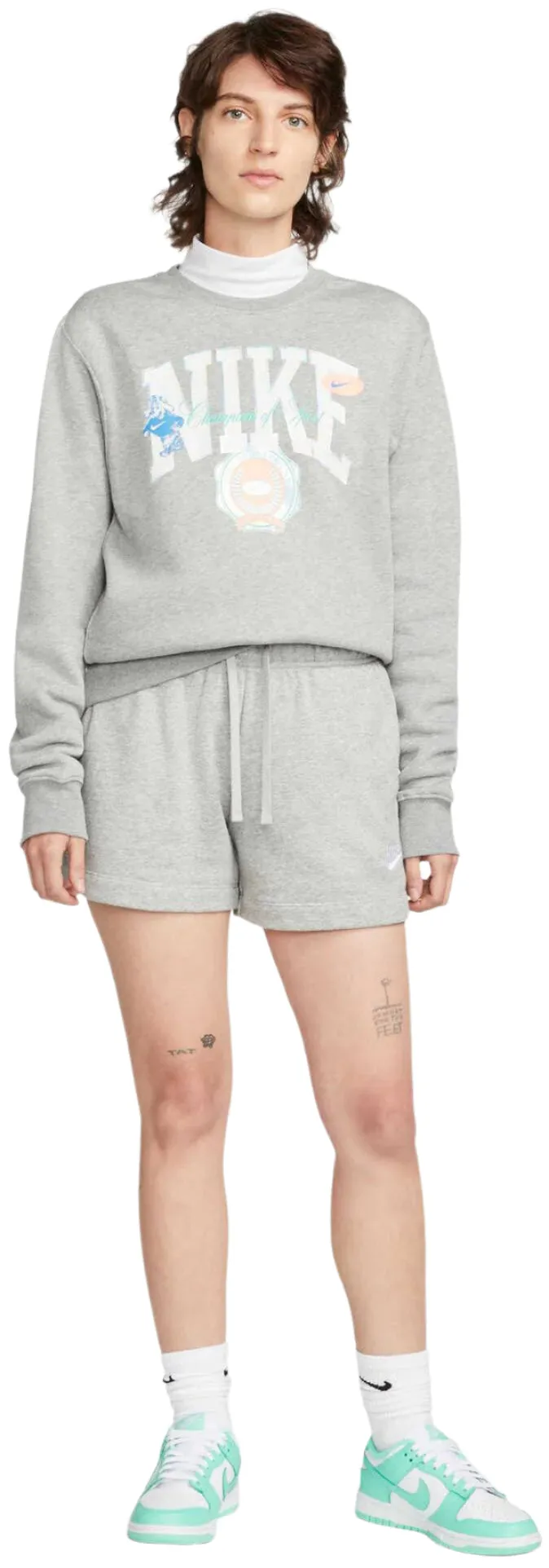 Damen-Sportbekleidung Club Fleece Mid-Rise Shorts